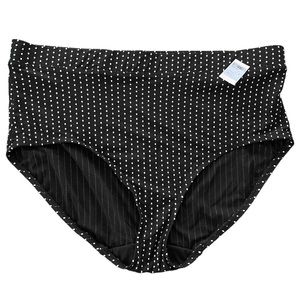 Lane Bryant Cacique NWT Polka Dot Swim Bottoms